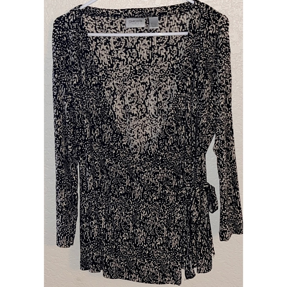 Chicos Travelers Size 3 Blouse/Top